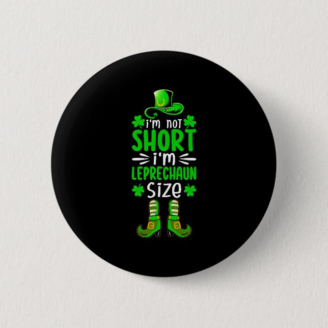 Funny Irish St Patricks Day 6 Cm Round Badge (Front)