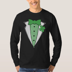 Funny Irish Tuxedo St Patrick's Day Irish St Paddy T-Shirt