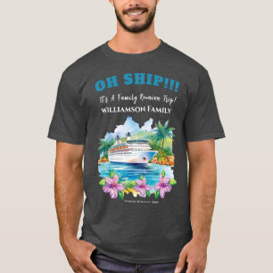 Funny Island Cruise Ship Family Reunion T-Shirt