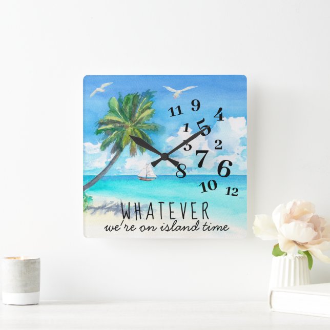 Funny Island Time Clock (Home)