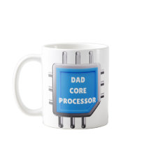 Funny IT Dad Gift Dad Core Processor Coffee Mug