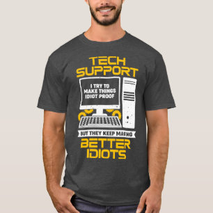 Funny It Desktop Tech Support Specialist Gift T-Shirt