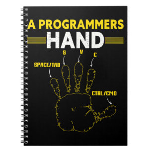 Funny IT Developer Nerd Programmer Coding Notebook