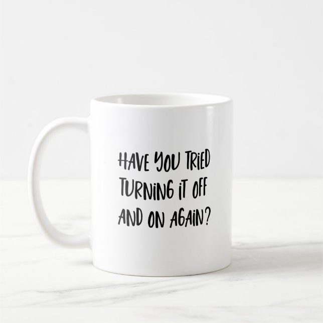 Funny IT geek mug (Left)