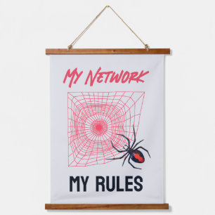 Funny IT Network Admin Humour Gift Hanging Tapestry