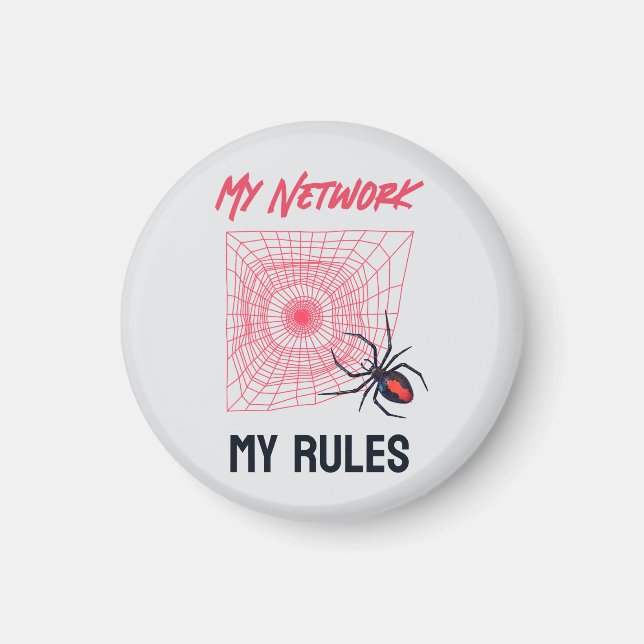 Funny IT Network Admin Humour Gift Magnet (Front)