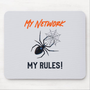 Funny IT Network Admin Humour Gift Mouse Mat