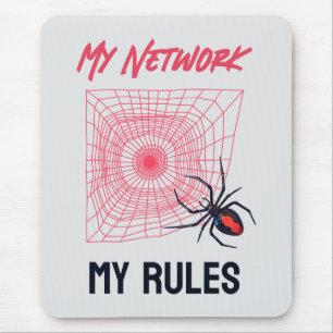 Funny IT Network Admin Humour Gift Mouse Mat