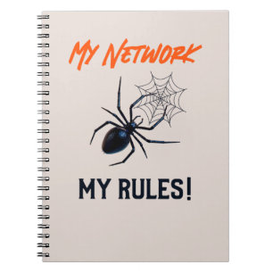 Funny IT Network Admin Humour Gift Notebook