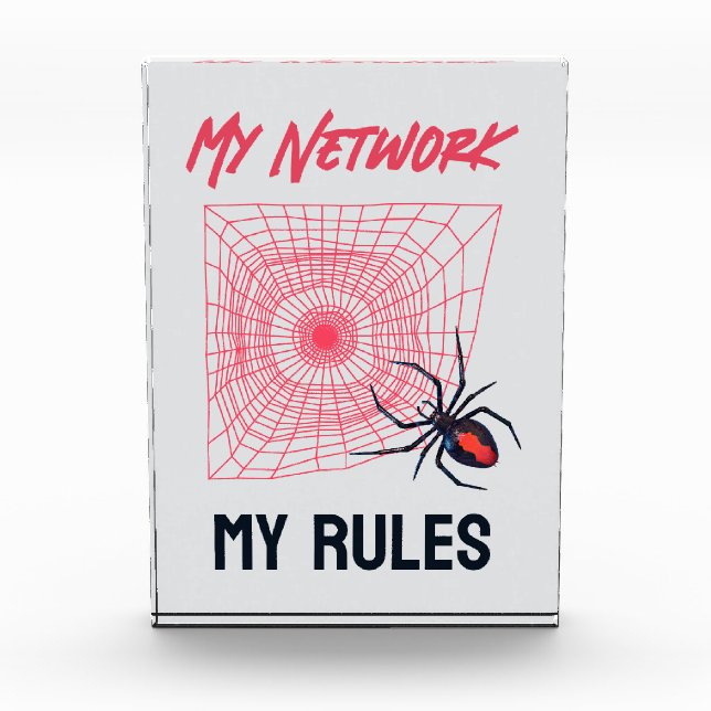 Funny IT Network Admin Humour Gift Photo Block (Front)