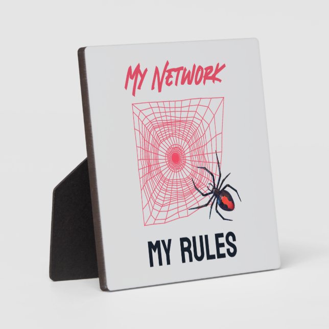 Funny IT Network Admin Humour Gift Plaque (Front)