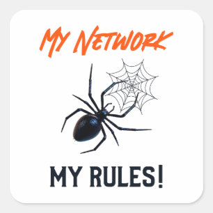 Funny IT Network Admin Humour Gift Square Sticker