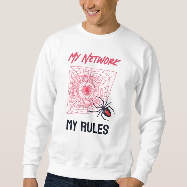 Funny IT Network Admin Humour Gift Sweatshirt (Front)