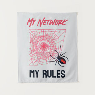 Funny IT Network Admin Humour Gift Tapestry