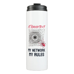 Funny IT Network Admin Humour Gift Thermal Tumbler
