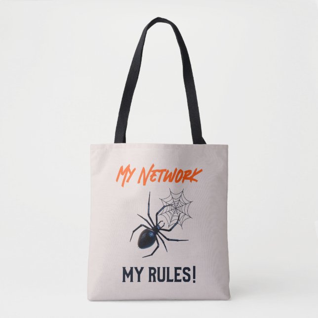 Funny IT Network Admin Humour Gift Tote Bag (Front)