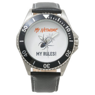 Funny IT Network Admin Humour Gift Watch
