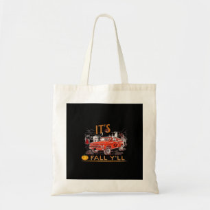 Funny It’s Fall Y’all Cute Gnomes Pumpkin Tote Bag
