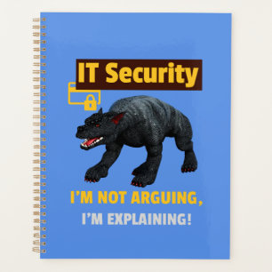 Funny IT Security Explaining Tech Humour Design Planner