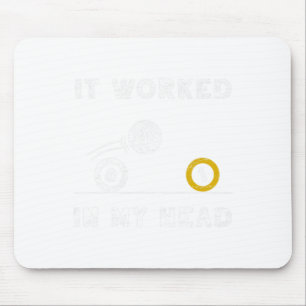 Funny It Worked In My Head Billiard 8 Ball Cue Gif Mouse Mat