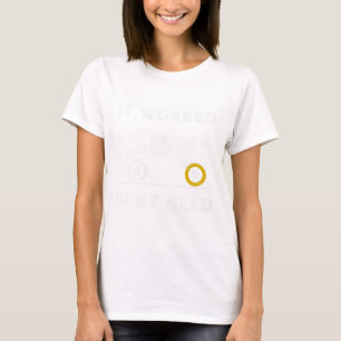 Funny It Worked In My Head Billiard 8 Ball Cue Gif T-Shirt