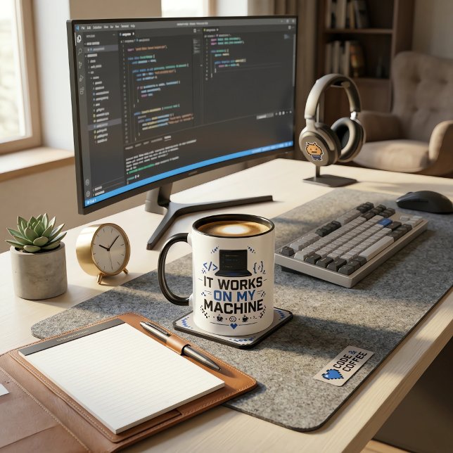 Funny It Works On My Machine Programmer IT coffee Mug (Creator Uploaded)