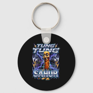 Funny Italian Brainrot Tung Tung Tung Sahur  Key Ring