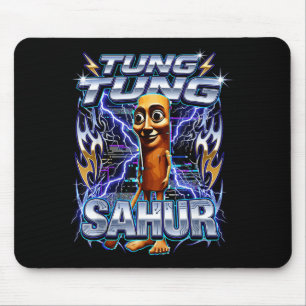 Funny Italian Brainrot Tung Tung Tung Sahur  Mouse Mat