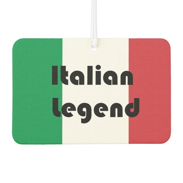 Funny Italian Car Air Freshener (Front)