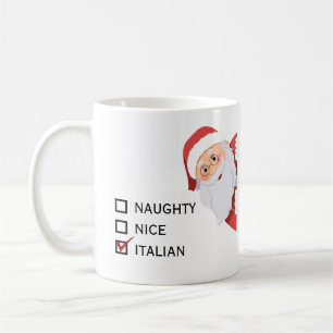 Funny Italian Christmas customisable Coffee Mug