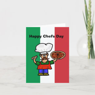 Funny Italian Cook Chefs Day Card