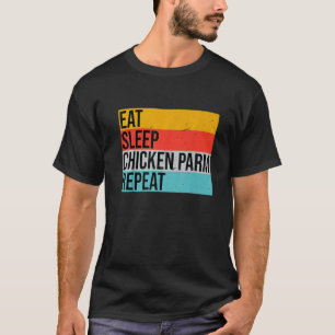 Funny Italian Foodie Parmesan, Design For Chicken  T-Shirt