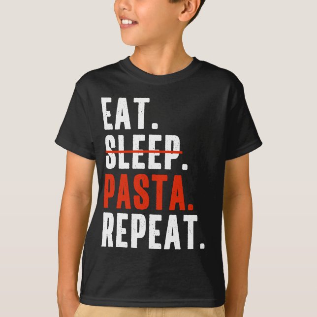 Funny Italian Pasta Lovers Saying T-Shirt (Front)