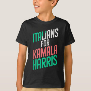 Funny Italians Girls For Kamala Harris Italy 47th T-Shirt