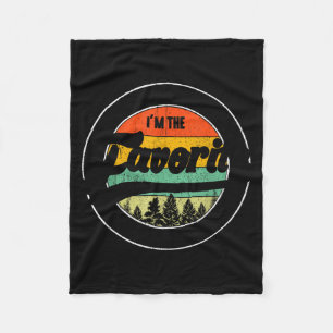 Funny It's I'm The Favorite Son In Law Vintage Fleece Blanket