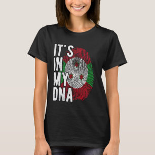Funny it's in my DNA Burundi flag Fingerprint T-Shirt