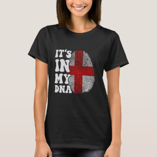 Funny it's in my DNA Georgia flag Fingerprint T-Shirt