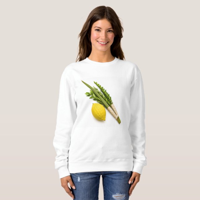 funny "its in tents" sukkot  sweatshirt (Front Full)
