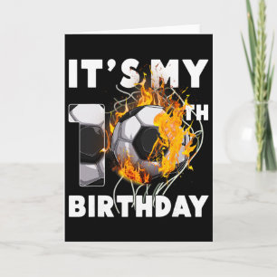 Funny It's My 10th Birthday 10 Years Old Soccer Ll Card