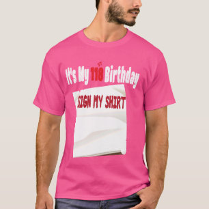 funny It's My 118th Birthday Sign My design 118 Ye T-Shirt
