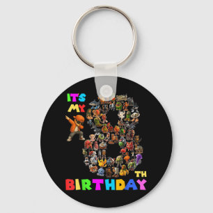 Funny Its My 8th Birthday Italian Brainrot Meme Bo Key Ring