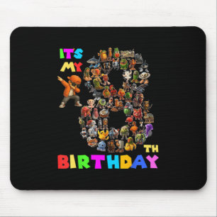Funny Its My 8th Birthday Italian Brainrot Meme Bo Mouse Mat