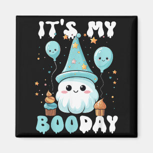 Funny Its My Boo Day Cute Halloween Birthday Ghost Magnet