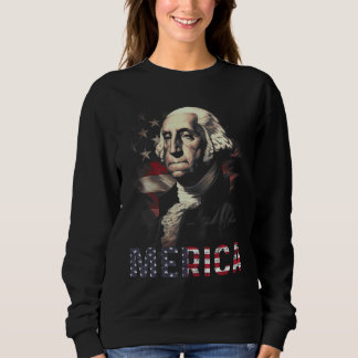 Funny It's Only Treason If You Lose George Washing Sweatshirt
