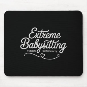 Funny ivf surrogate extreme babysitting pregnancy mouse mat