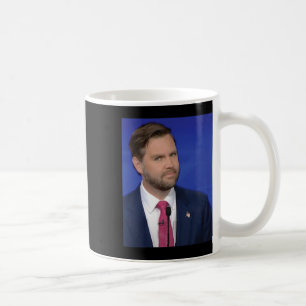 Funny J.d Vance Meme Vice President Debate Face  Coffee Mug