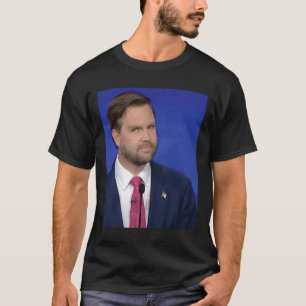 Funny J.d Vance Meme Vice President Dete Face  T-Shirt