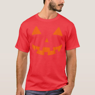 Funny Jack O Lantern Face Pumpkin Halloween Costum T-Shirt