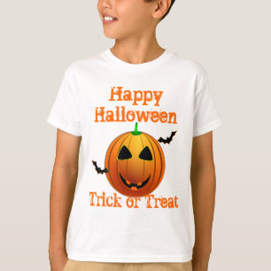 funny jack-o-lantern trick or treat T-Shirt
