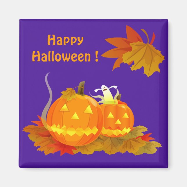 Funny Jack O'Lantern Halloween Gift  Magnet (Front)